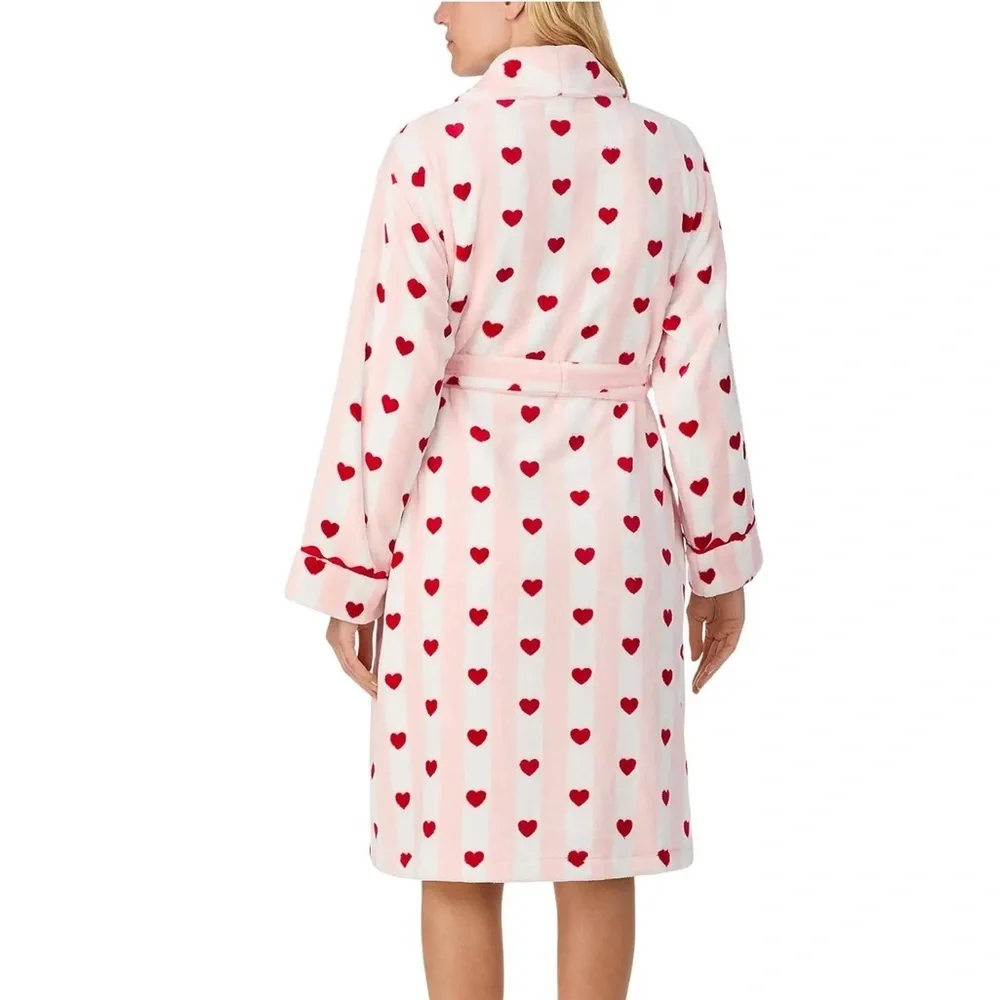 Kate Spade Valentines chenille robe NWT sz L/XL